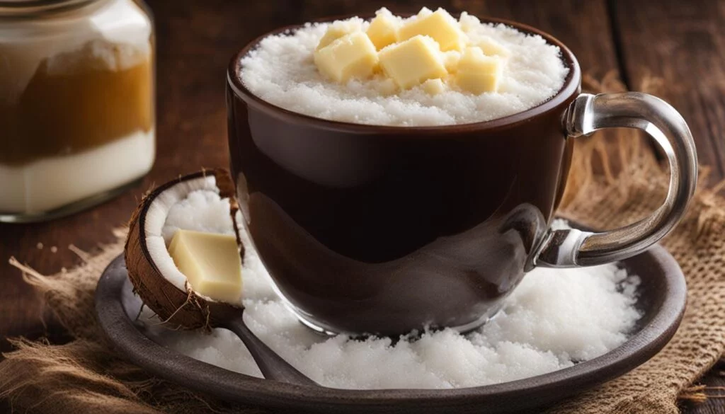 Butter and Coconut Oil Coffee